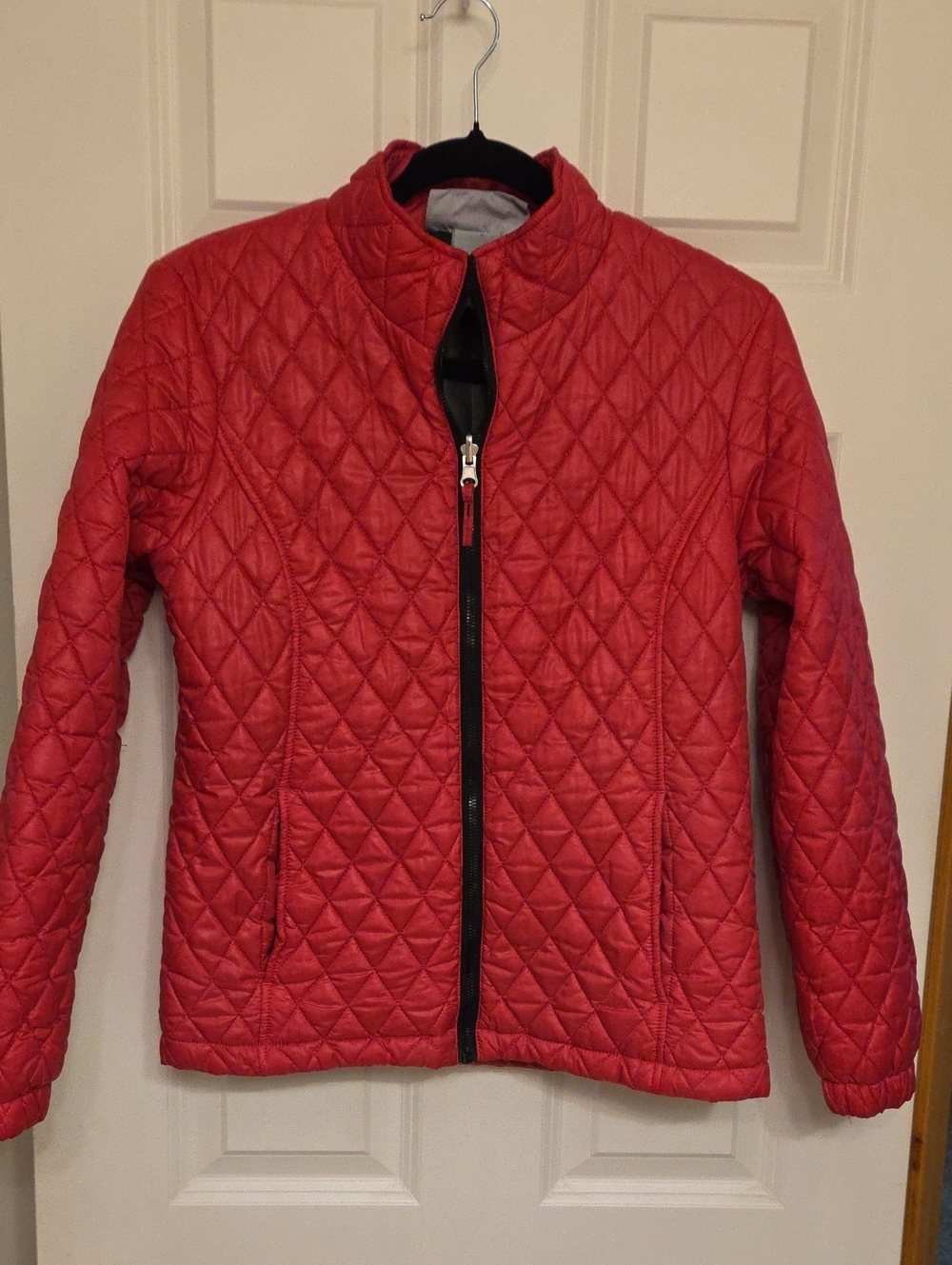 Free Country Quilted Pink Puffer Jacket - Zip Front